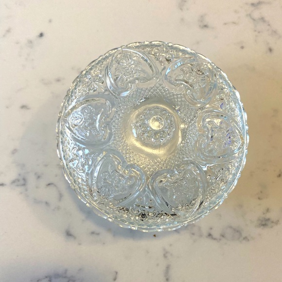 VTG KIG Malaysia Hearts Candy dish with Lid - Picture 5 of 13